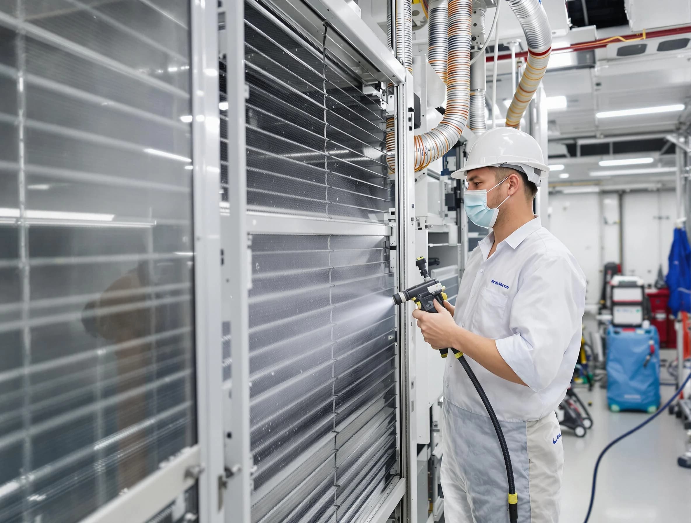 Professional AC coil cleaning by Center Air Duct Cleaning in Center