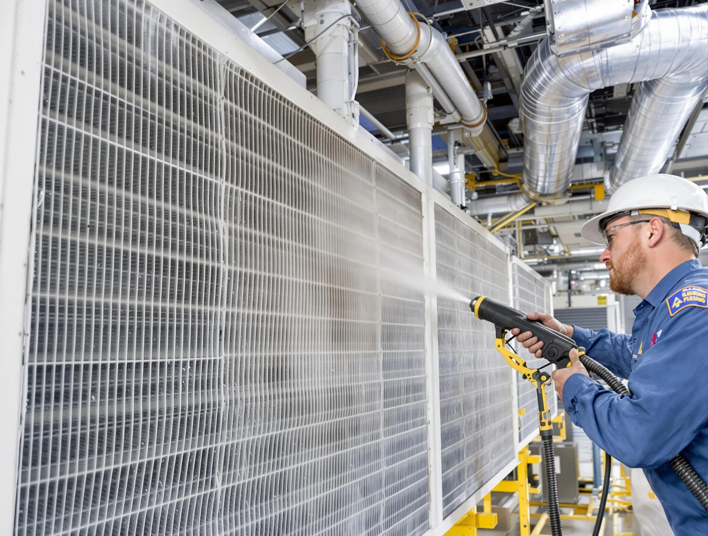 Professional commercial coil cleaning by Center Air Duct Cleaning in Center