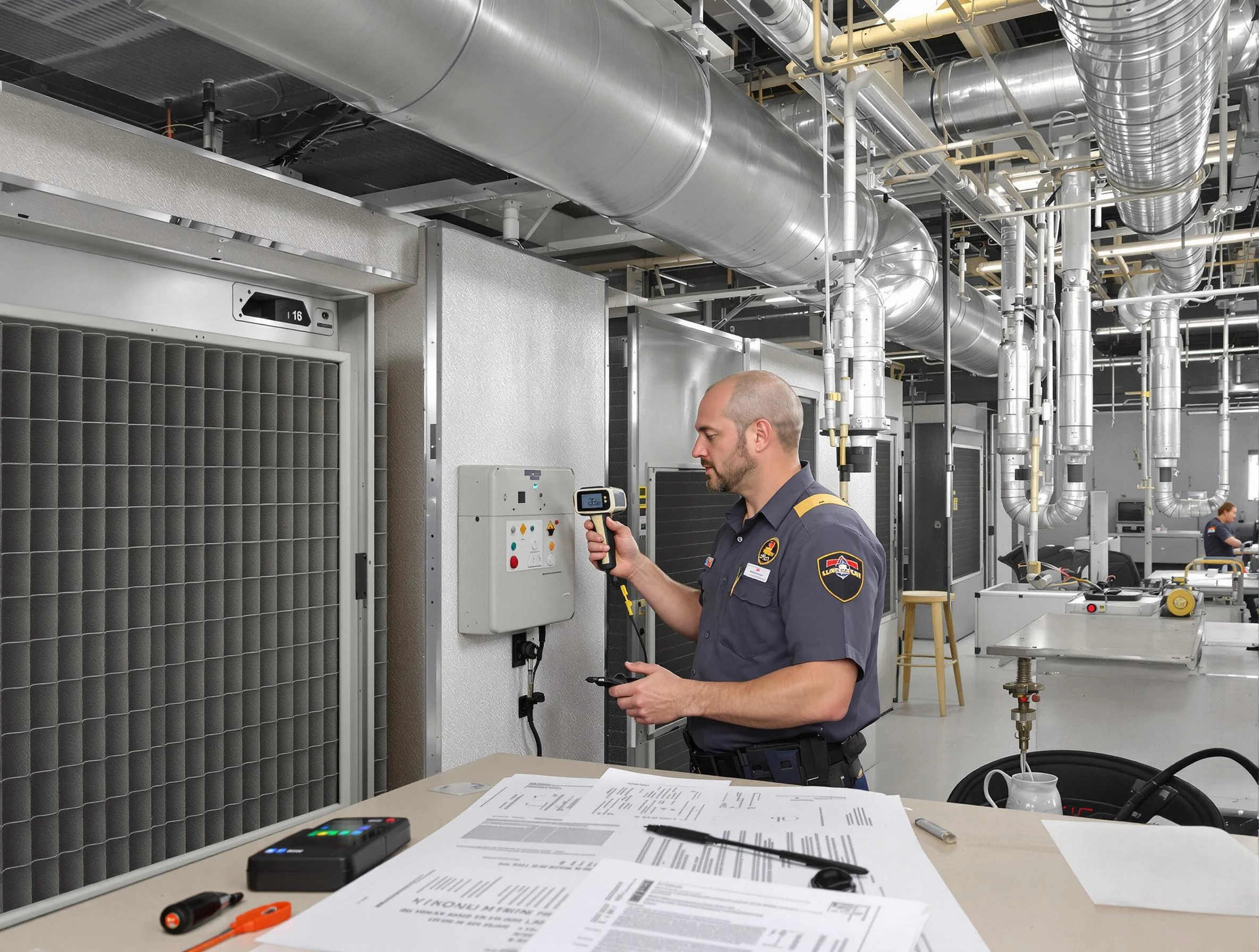 Professional filter system inspection by Center Air Duct Cleaning in Center