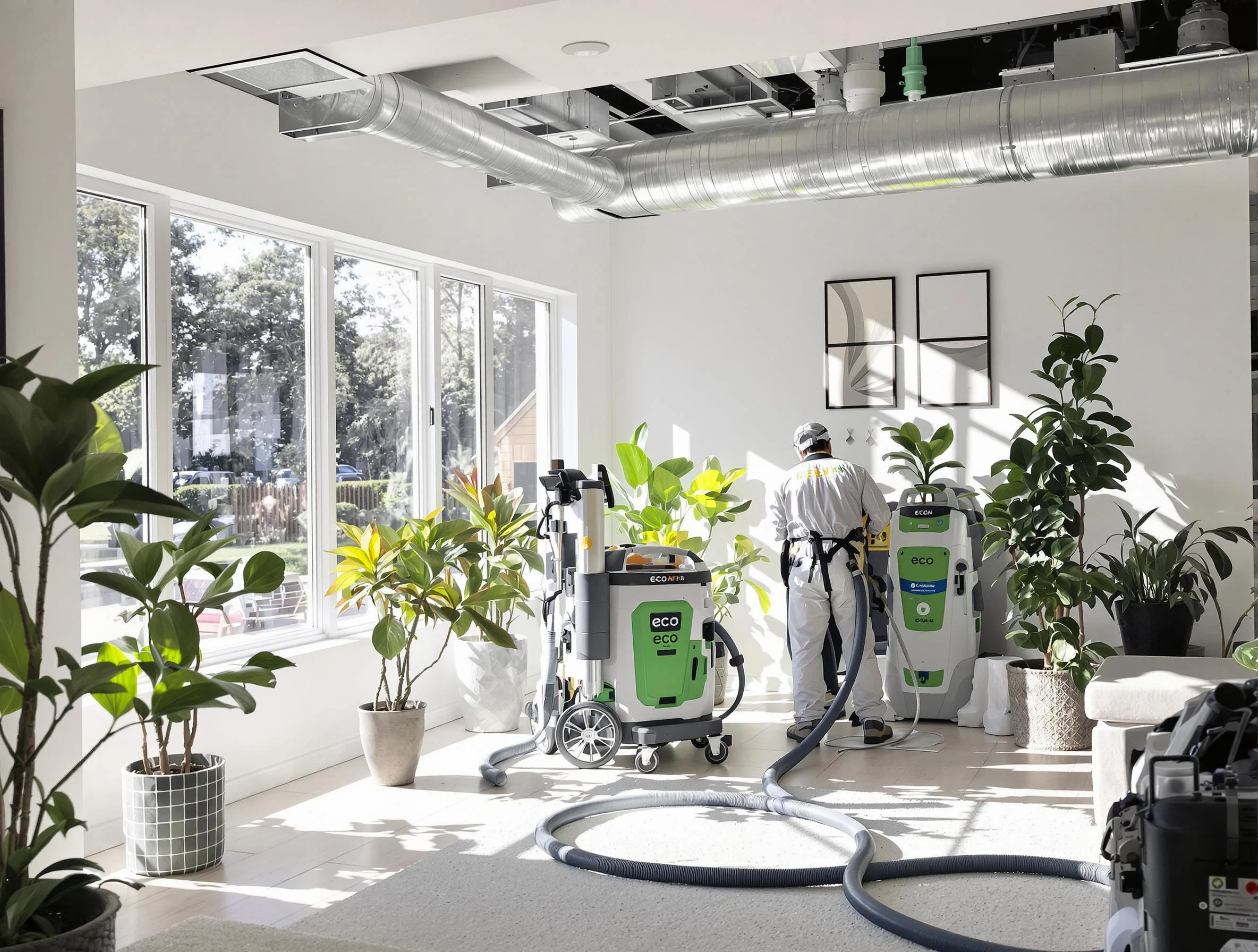 Environmentally-friendly duct cleaning by Center Air Duct Cleaning in Center